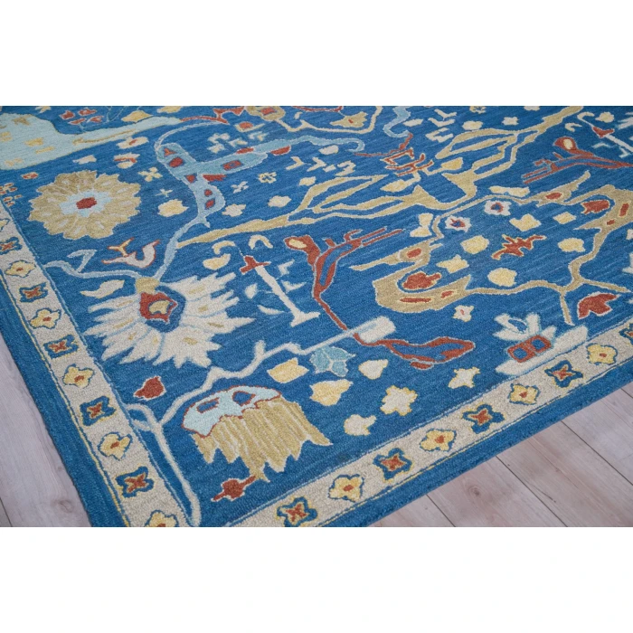 Exquisite Rugs Hamilton Navy/Multi 733315x20 15ft.x20ft. Rect. Rug