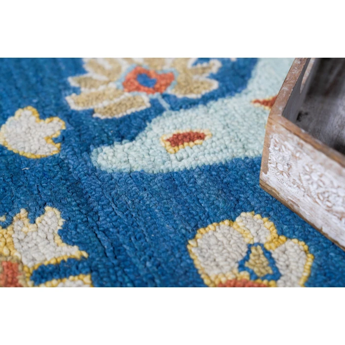 Exquisite Rugs Hamilton Navy/Multi 733315x20 15ft.x20ft. Rect. Rug