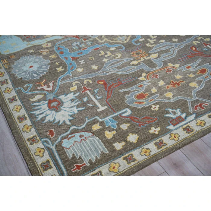 Exquisite Rugs Hamilton Taupe/Multi 73348X10 8ft.X10ft. Rect. Rug