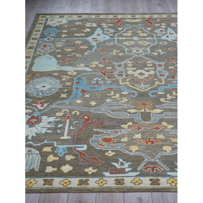 Exquisite Rugs Hamilton Taupe/Multi 73348X10 8ft.X10ft. Rect. Rug