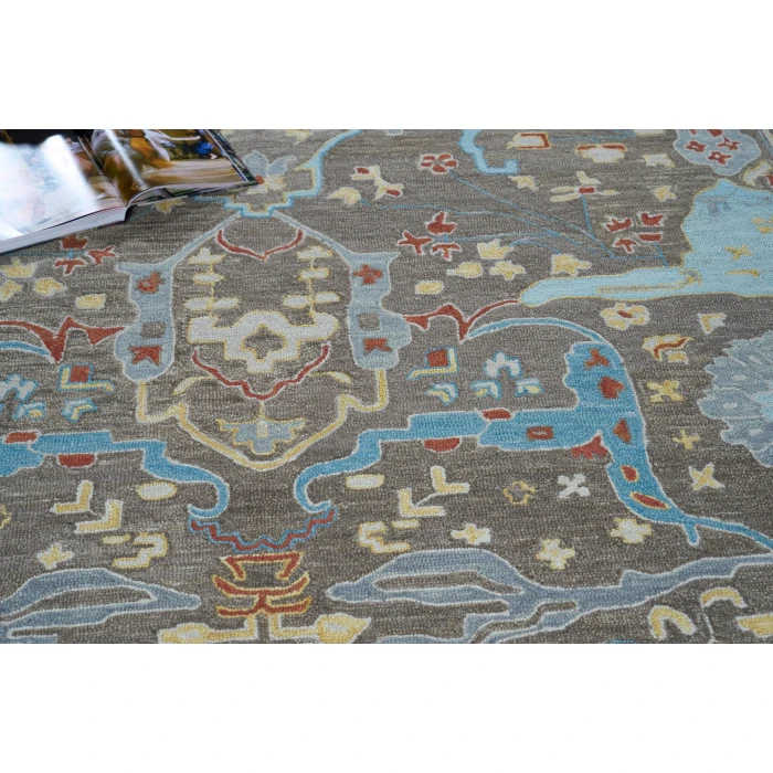 Exquisite Rugs Hamilton Taupe/Multi 73348X10 8ft.X10ft. Rect. Rug