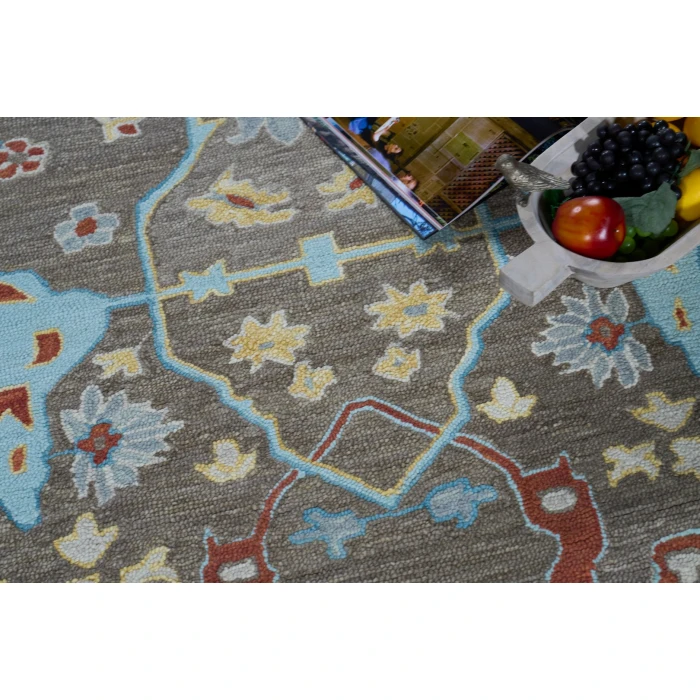 Exquisite Rugs Hamilton Taupe/Multi 73348X10 8ft.X10ft. Rect. Rug