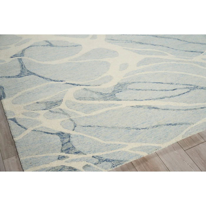 Exquisite Rugs Rio Blue/Ivory 733910X14 10ft.X14ft. Rect. Rug