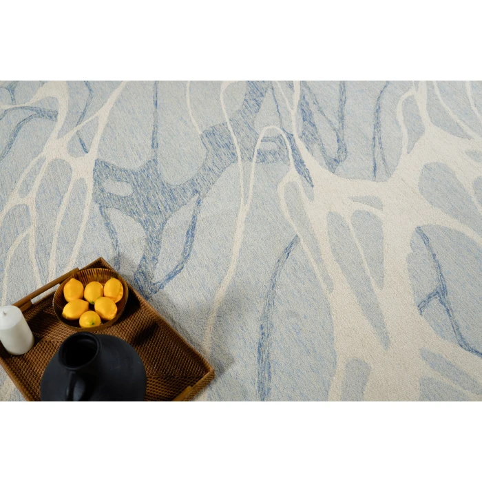 Exquisite Rugs Rio Blue/Ivory 733910X14 10ft.X14ft. Rect. Rug