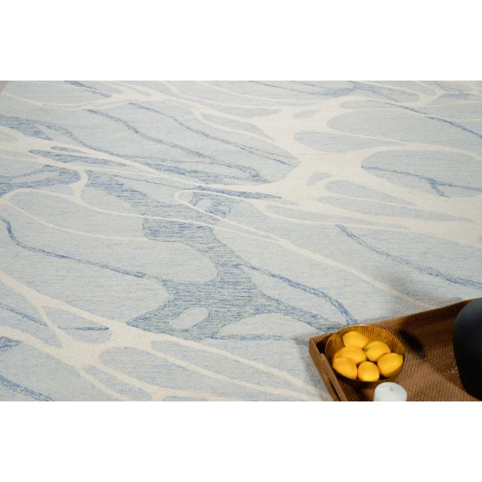 Exquisite Rugs Rio Blue/Ivory 733910X14 10ft.X14ft. Rect. Rug
