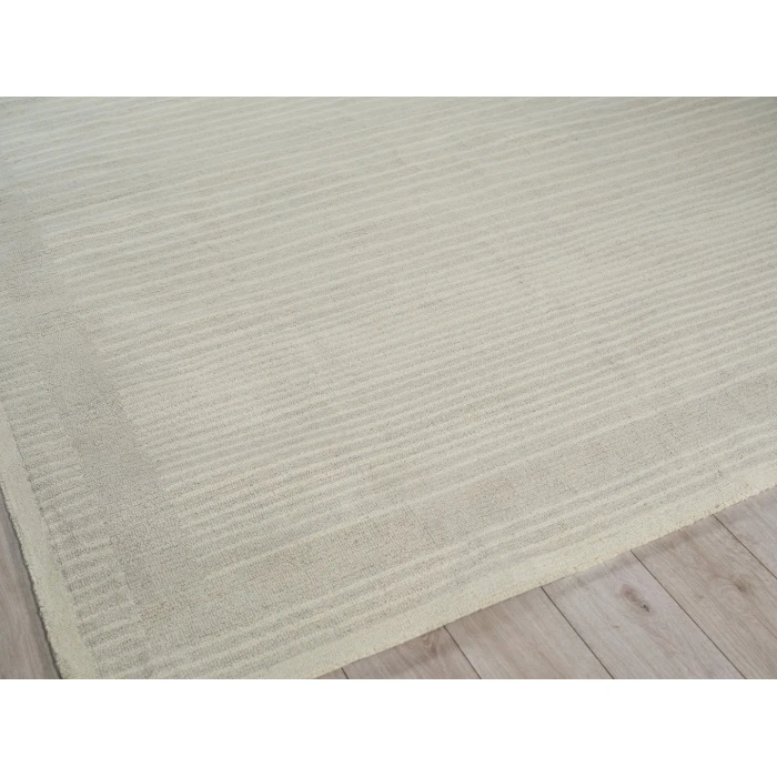 Exquisite Rugs Dusseldorf Silver/Ivory 73426X9 6ft.X9ft. Rect. Rug