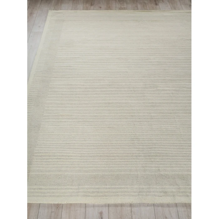 Exquisite Rugs Dusseldorf Silver/Ivory 73426X9 6ft.X9ft. Rect. Rug
