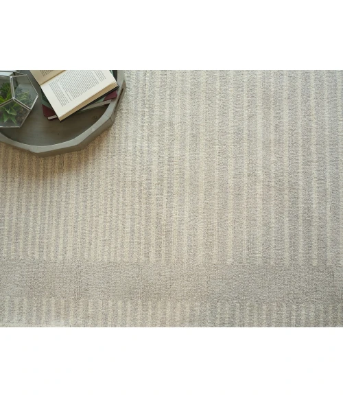 Exquisite Rugs Dusseldorf Silver/Ivory 734212X15 12ft.X15ft. Rect. Rug