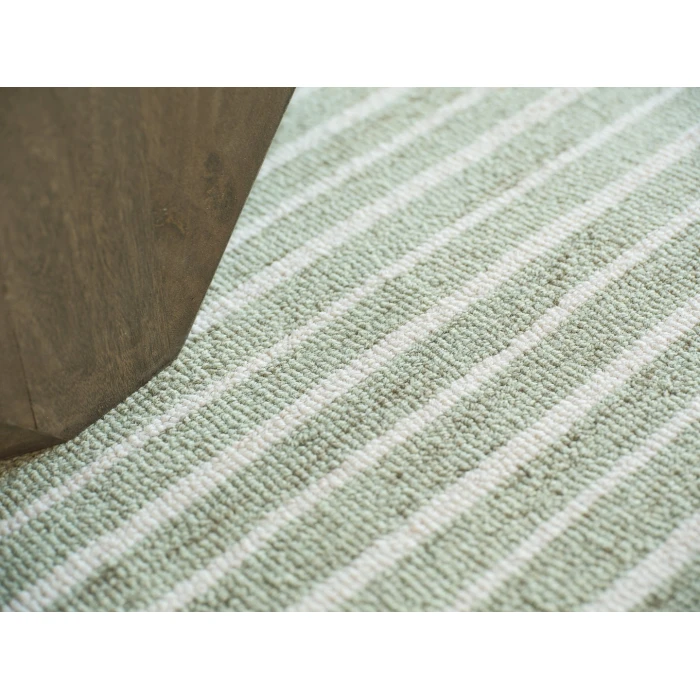 Exquisite Rugs Dusseldorf Sage Green/Ivory 73436X9 6ft.X9ft. Rect. Rug