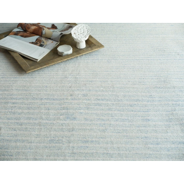 Exquisite Rugs Dusseldorf Blue/Ivory 73446X9 6ft.X9ft. Rect. Rug
