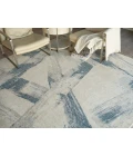 Exquisite Rugs Moderno Blue/Taupe 74208X10 8ft.X10ft. Rect. Rug
