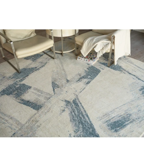 Exquisite Rugs Moderno Blue/Taupe 74208X10 8ft.X10ft. Rect. Rug