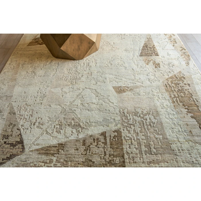 Exquisite Rugs Moderno Beige/Taupe/Brown 74231X16 1ft.X1ft.6in. Rect. Rug