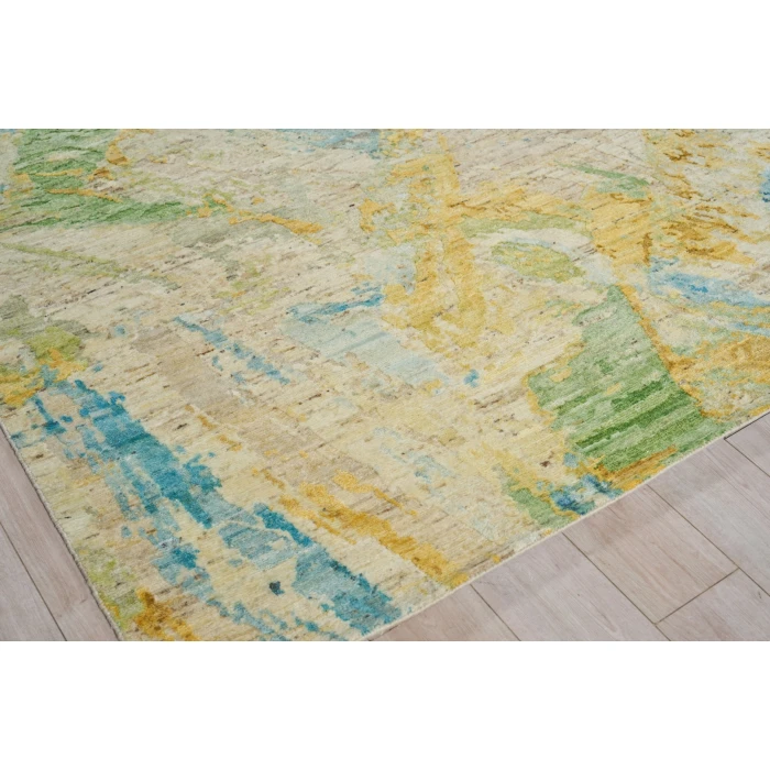 Exquisite Rugs Moderno Yellow/Green/Blue 74256X9 6ft.X9ft. Rect. Rug