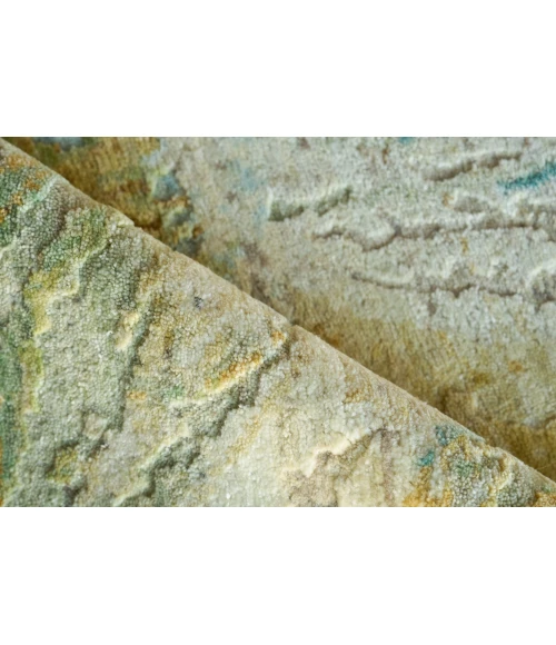Exquisite Rugs Moderno Yellow/Green/Blue 74256X9 6ft.X9ft. Rect. Rug