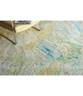 Exquisite Rugs Moderno Yellow/Green/Blue 74256X9 6ft.X9ft. Rect. Rug