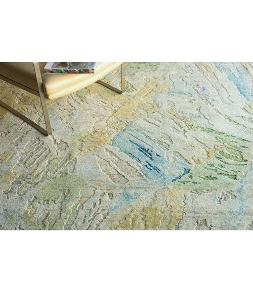 Exquisite Rugs Moderno Yellow/Green/Blue 74256X9 6ft.X9ft. Rect. Rug