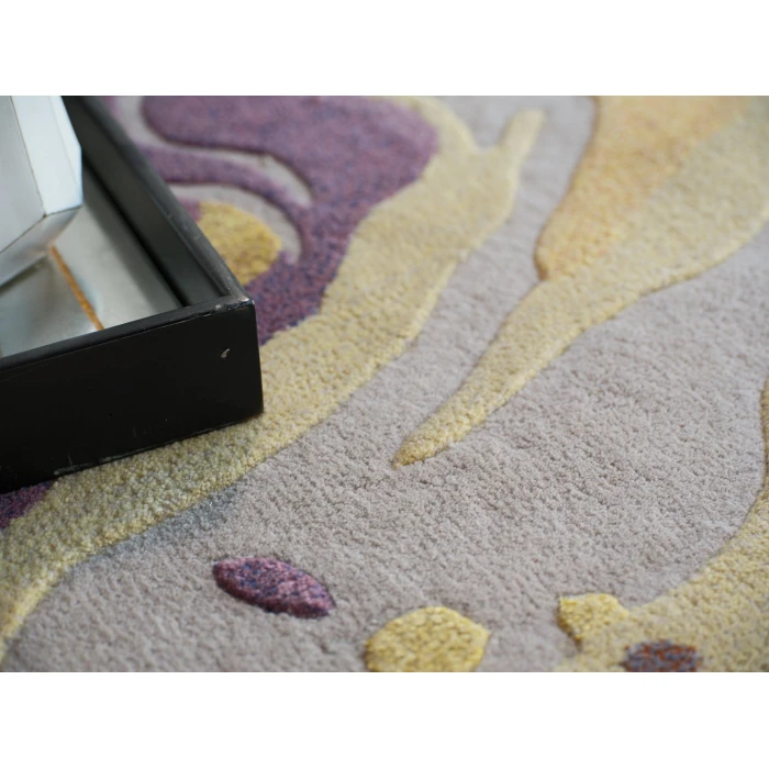 Exquisite Rugs Solara Purple/Yellow/Multi 74788X10 8ft.X10ft. Rect. Rug