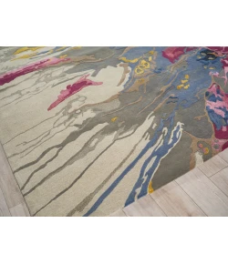 Exquisite Rugs Solara Pink/Blue/Multi 74808X10 8ft.X10ft. Rect. Rug