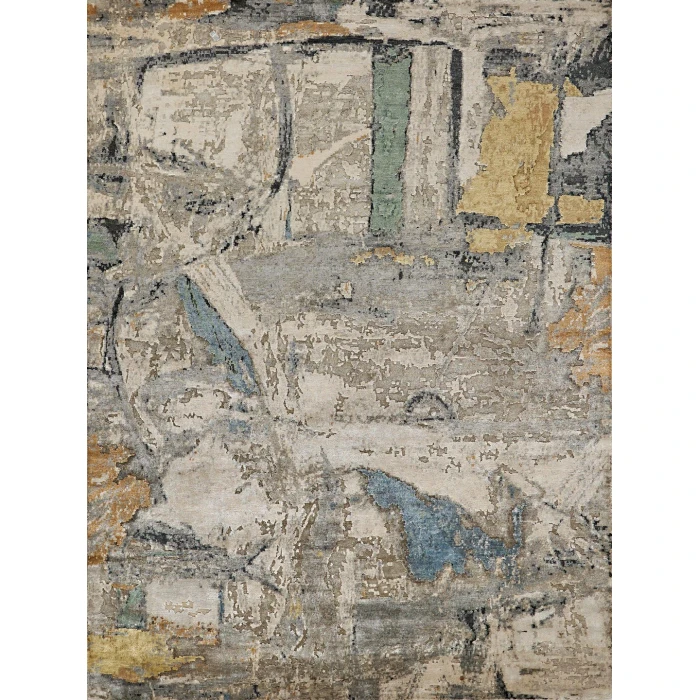 Exquisite Rugs Floor Art Blue/Silver/Multi 74868X10 8ft.X10ft. Rect. Rug