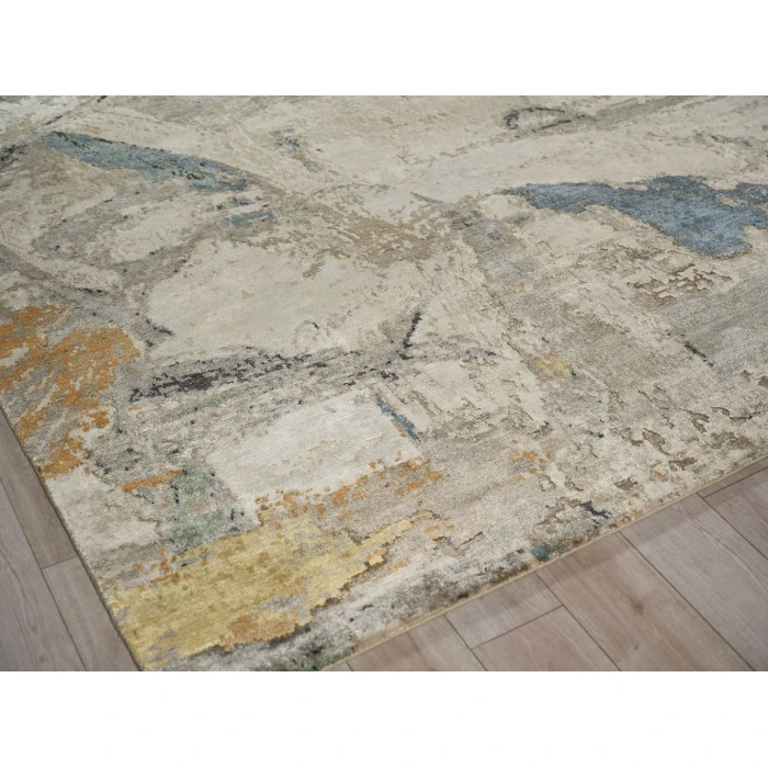 Exquisite Rugs Floor Art Blue/Silver/Multi 74868X10 8ft.X10ft. Rect. Rug