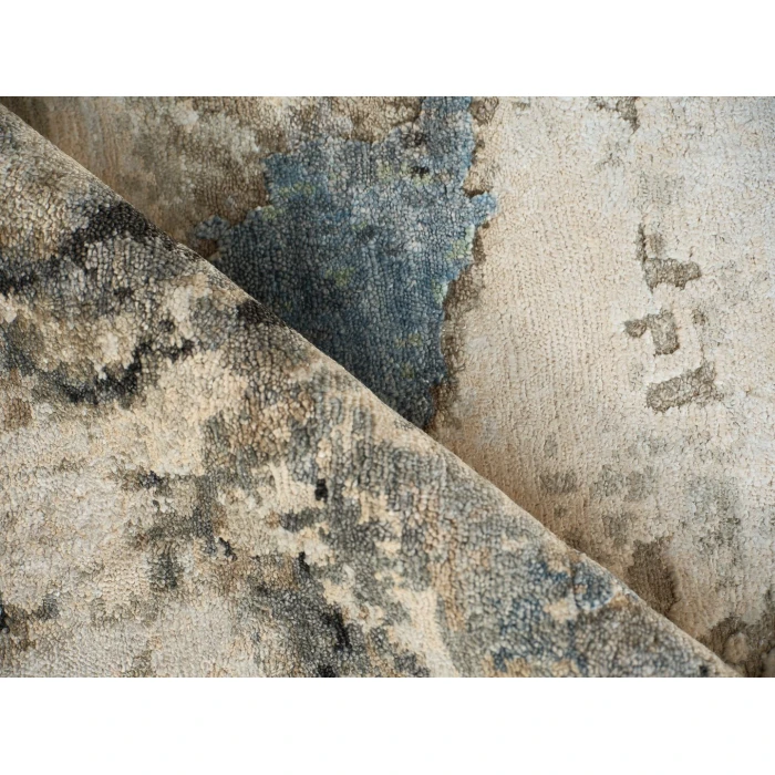 Exquisite Rugs Floor Art Blue/Silver/Multi 74868X10 8ft.X10ft. Rect. Rug