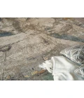 Exquisite Rugs Floor Art Blue/Silver/Multi 74868X10 8ft.X10ft. Rect. Rug