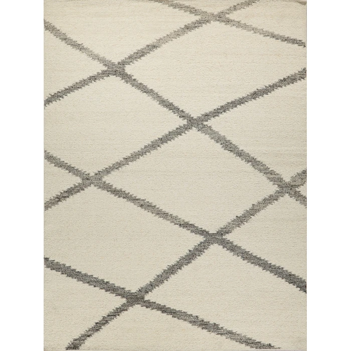 Exquisite Rugs Sunstone Ivory/Black 74906X9 6ft.X9ft. Rect. Rug