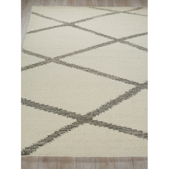 Exquisite Rugs Sunstone Ivory/Black 74906X9 6ft.X9ft. Rect. Rug