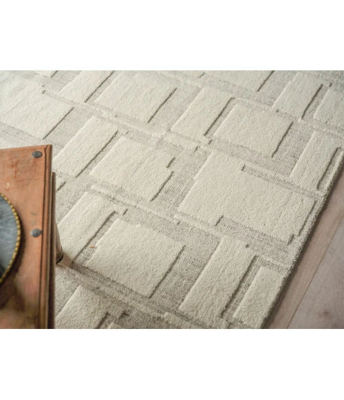 Exquisite Rugs Malmo Ivory/Beige/Taupe 74971X16 1ft.X1ft.6in. Rect. Rug
