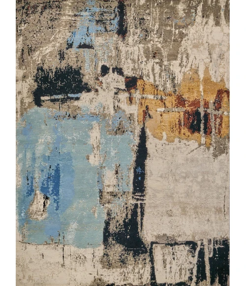 Exquisite Rugs Picasso Blue 75098X10 8ft.X10ft. Rect. Rug