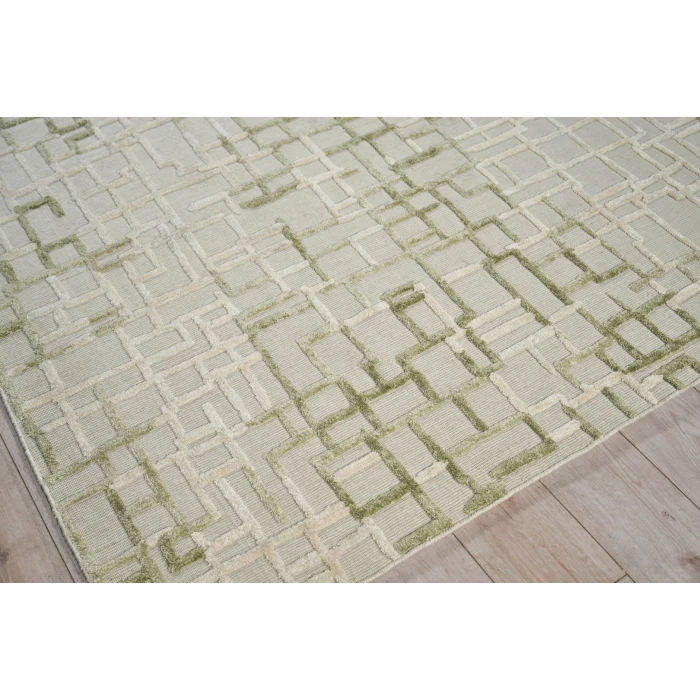 Exquisite Rugs Vista Green 75711X16 1ft.X1ft.6in. Rect. Rug