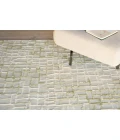 Exquisite Rugs Vista Green 75711X16 1ft.X1ft.6in. Rect. Rug