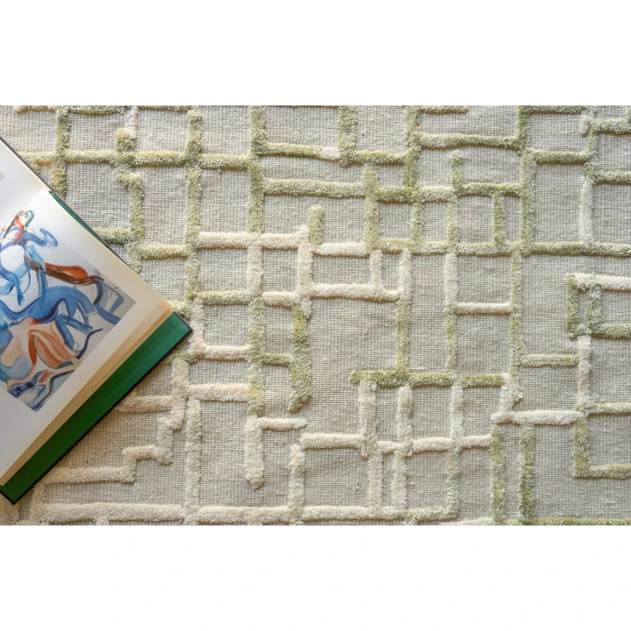 Exquisite Rugs Vista Green 75711X16 1ft.X1ft.6in. Rect. Rug