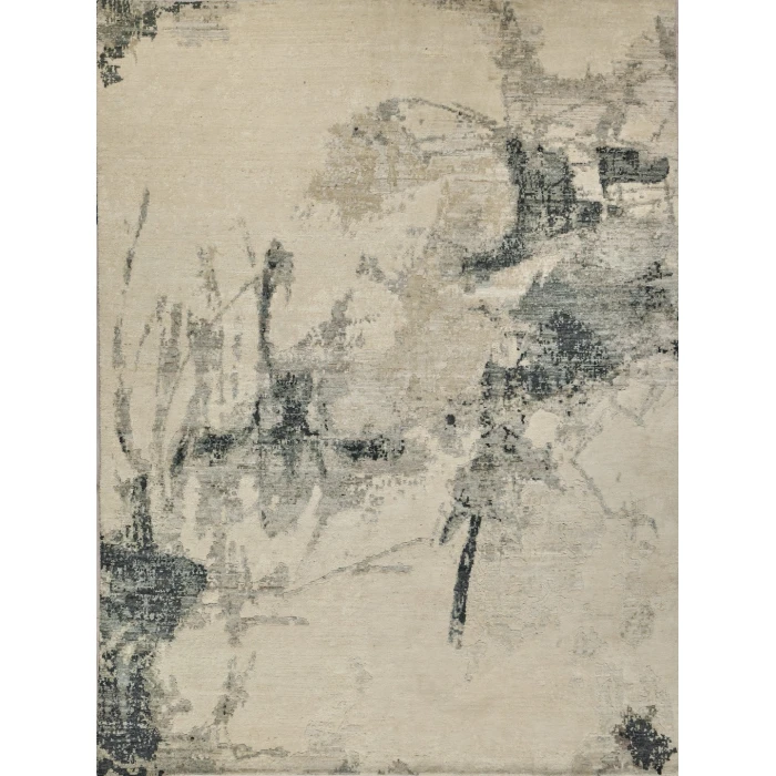 Exquisite Rugs Moderno Ivory/Black/Silver 757214X18 14ft.X18ft. Rect. Rug