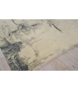 Exquisite Rugs Moderno Ivory/Black/Silver 75721X16 1ft.X1ft.6in. Rect. Rug