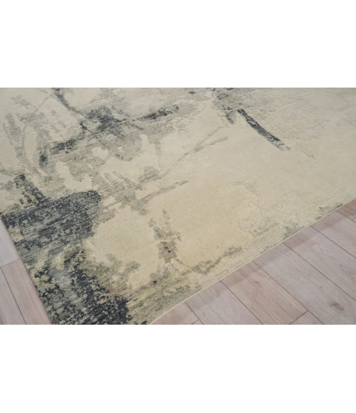 Exquisite Rugs Moderno Ivory/Black/Silver 757212X15 12ft.X15ft. Rect. Rug