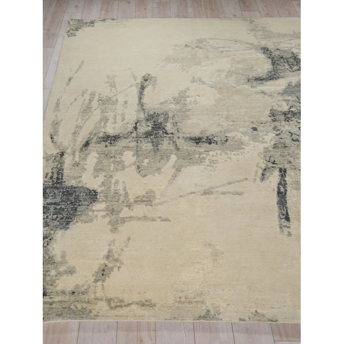 Exquisite Rugs Moderno Ivory/Black/Silver 757214X18 14ft.X18ft. Rect. Rug