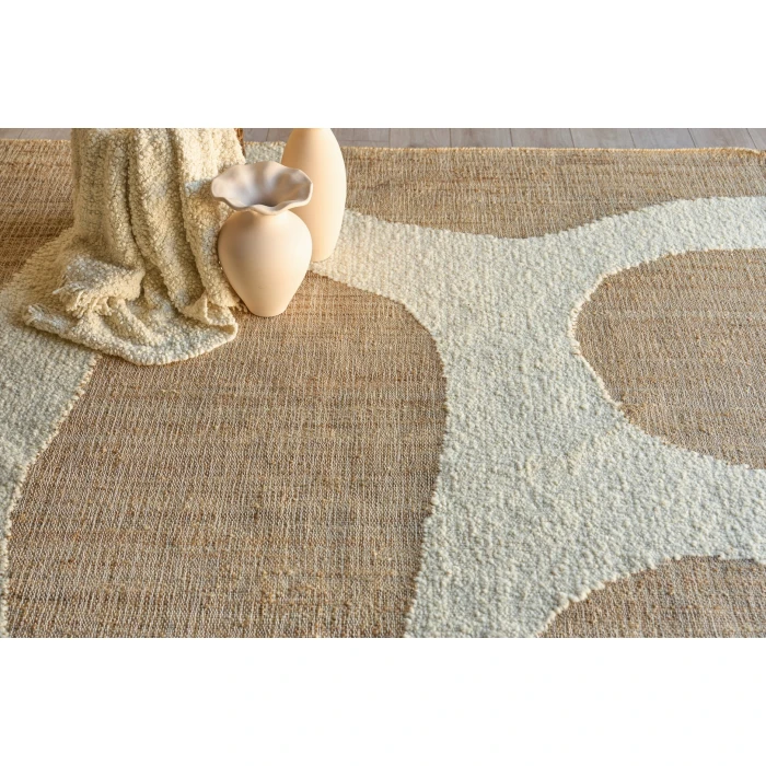 Exquisite Rugs Pompano Ivory/Beige 75796X9 6ft.X9ft. Rect. Rug