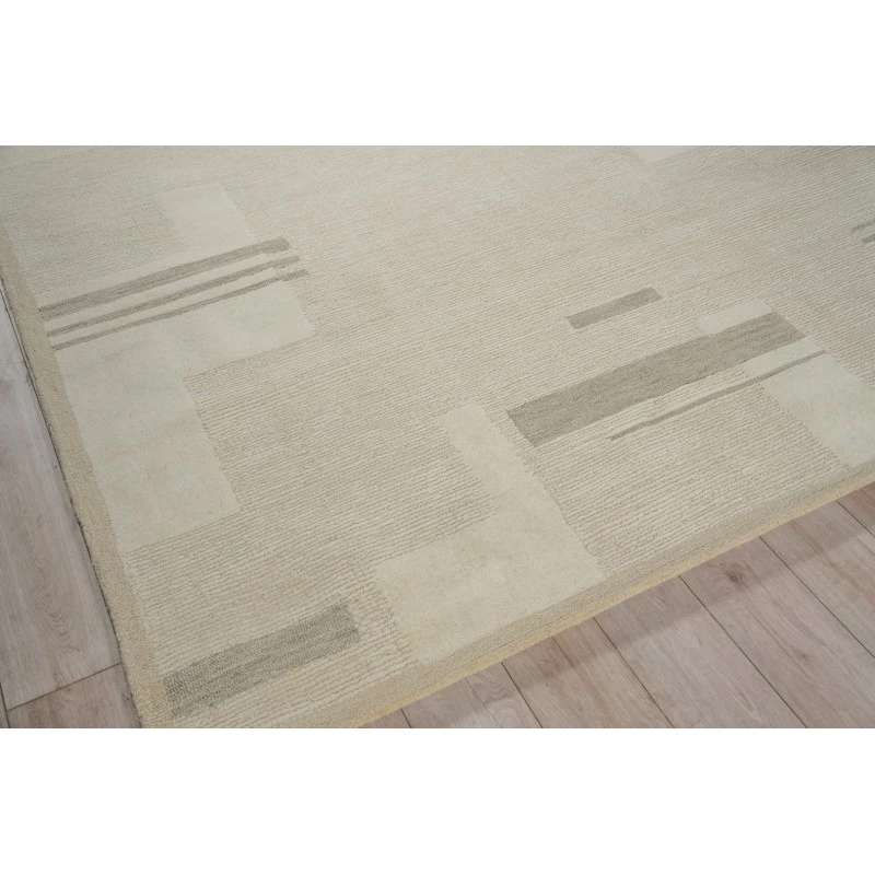 Exquisite Rugs Nicada Silver/Ivory 76179X12 9ft.X12ft. Rect. Rug