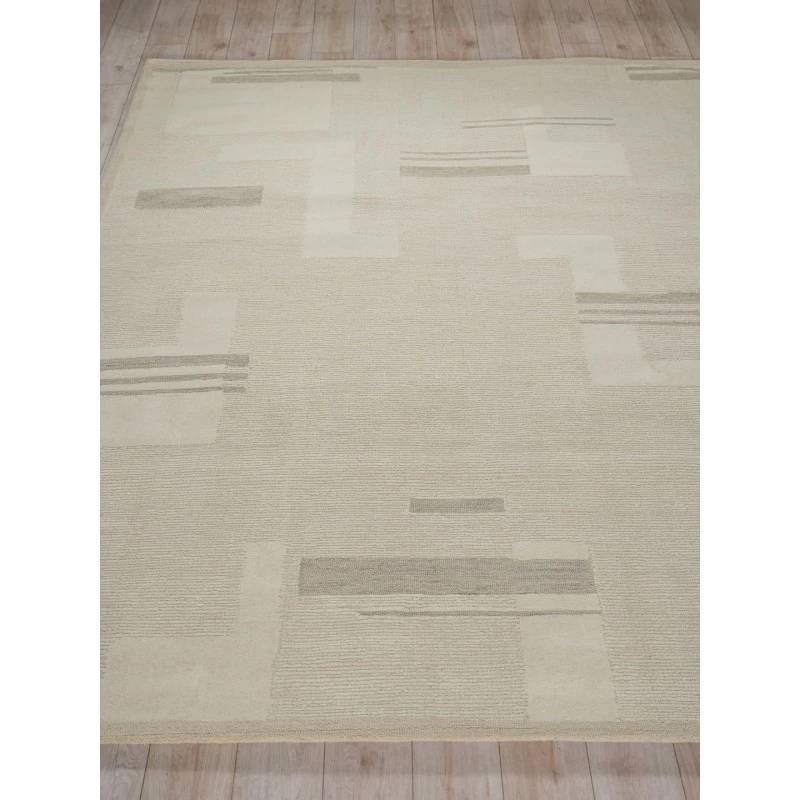 Exquisite Rugs Nicada Silver/Ivory 76179X12 9ft.X12ft. Rect. Rug