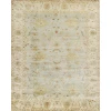 Exquisite Rugs Antique Weave Oushak Ivory/Blue 80001X16 1ft.X1ft.6in. Rect. Rug