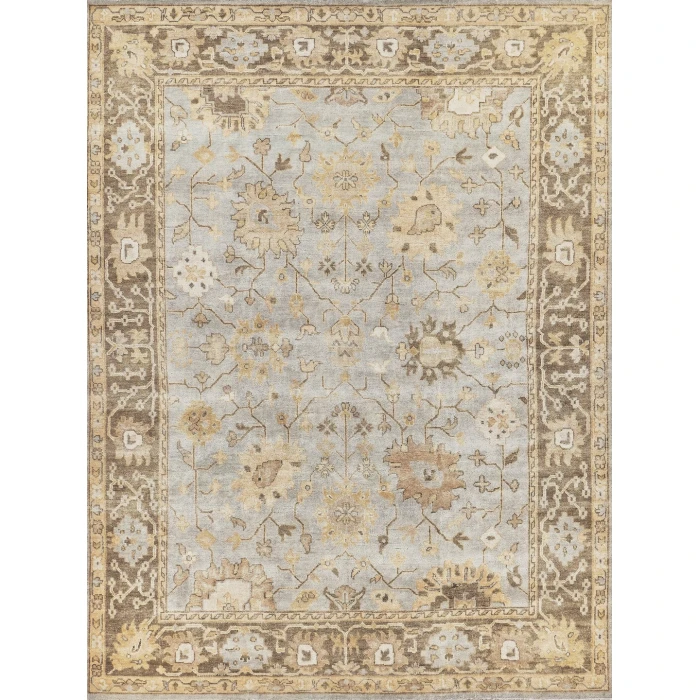 Exquisite Rugs Antique Weave Oushak Brown/Gray 80018X10 8ft.X10ft. Rect. Rug