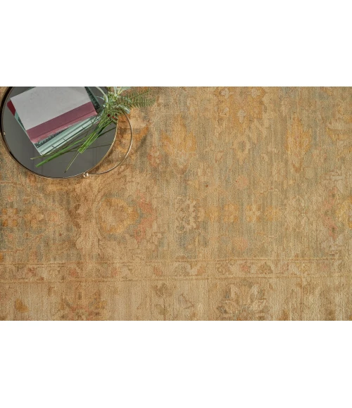 Exquisite Rugs Antique Weave Oushak Brown 80021X16 1ft.X1ft.6in. Rect. Rug