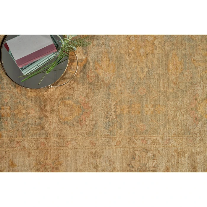 Exquisite Rugs Antique Weave Oushak Brown 80028X10 8ft.X10ft. Rect. Rug