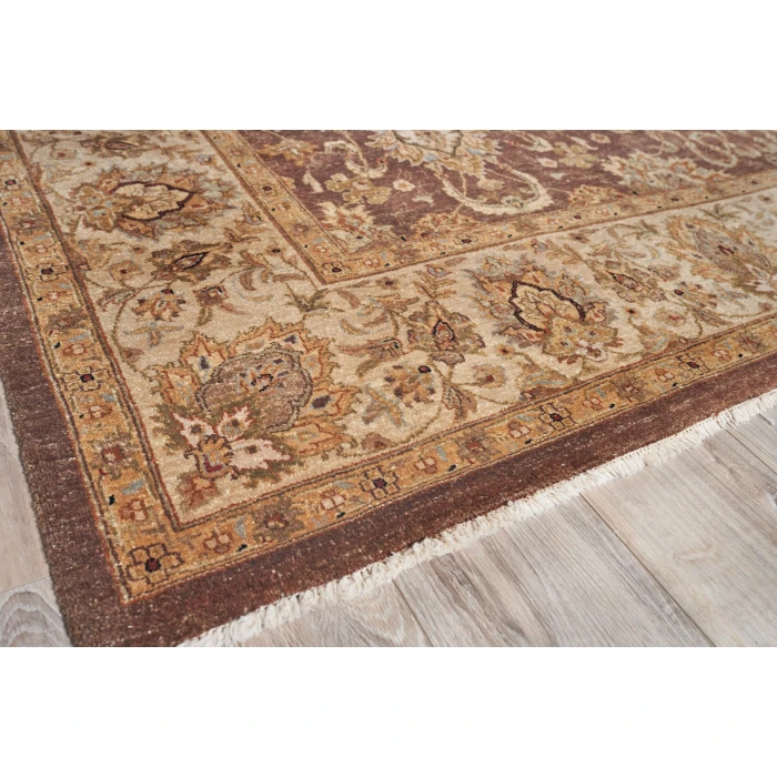 Exquisite Rugs Antique Weave Ziegler Brown/Ivory 80539X10 9ft.X10ft. Rect. Rug