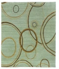 Exquisite Rugs Soho Light Blue/Green 80576X9 6ft.X9ft. Rect. Rug