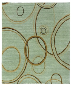 Exquisite Rugs Soho Light Blue/Green 80579X12 9ft.X12ft. Rect. Rug