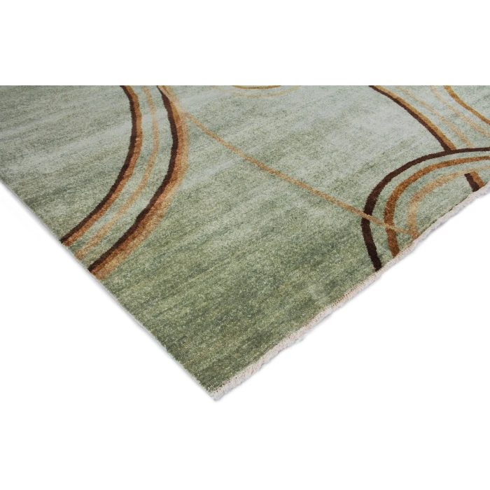 Exquisite Rugs Soho Light Blue/Green 80576X9 6ft.X9ft. Rect. Rug