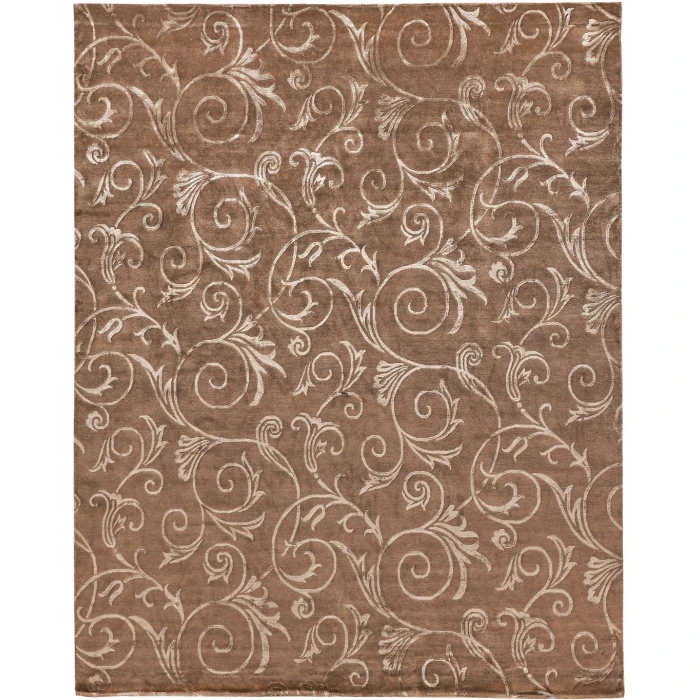 Exquisite Rugs Super Tibetan Chocolate 809686X106 8ft.6in.X10ft.6in. Rect. Rug